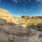 Sunset in the Badlands II - Web Panorama