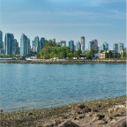 Downtown Vancouver from Stanley Park — HDR Panorama